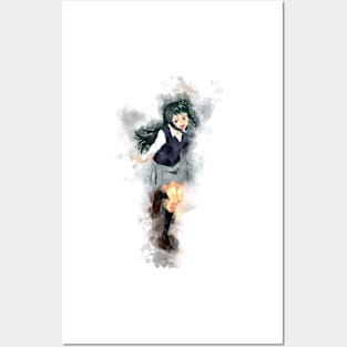 Kyou - Shikimori's Not Just a Cutie (Watercolor) Posters and Art